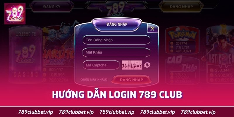 Hướng dẫn Login 789 Club